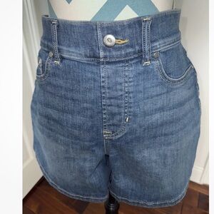 SPANX Blue Jean Shorts medium vintage indigo new with tags
